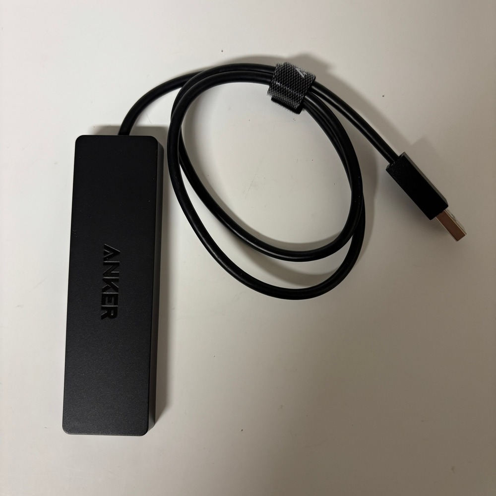 Anker 4-Port Ultra‎ Slim USB 3.0 Data Hub Model A7516 Black USB A NEW OPEN BOX